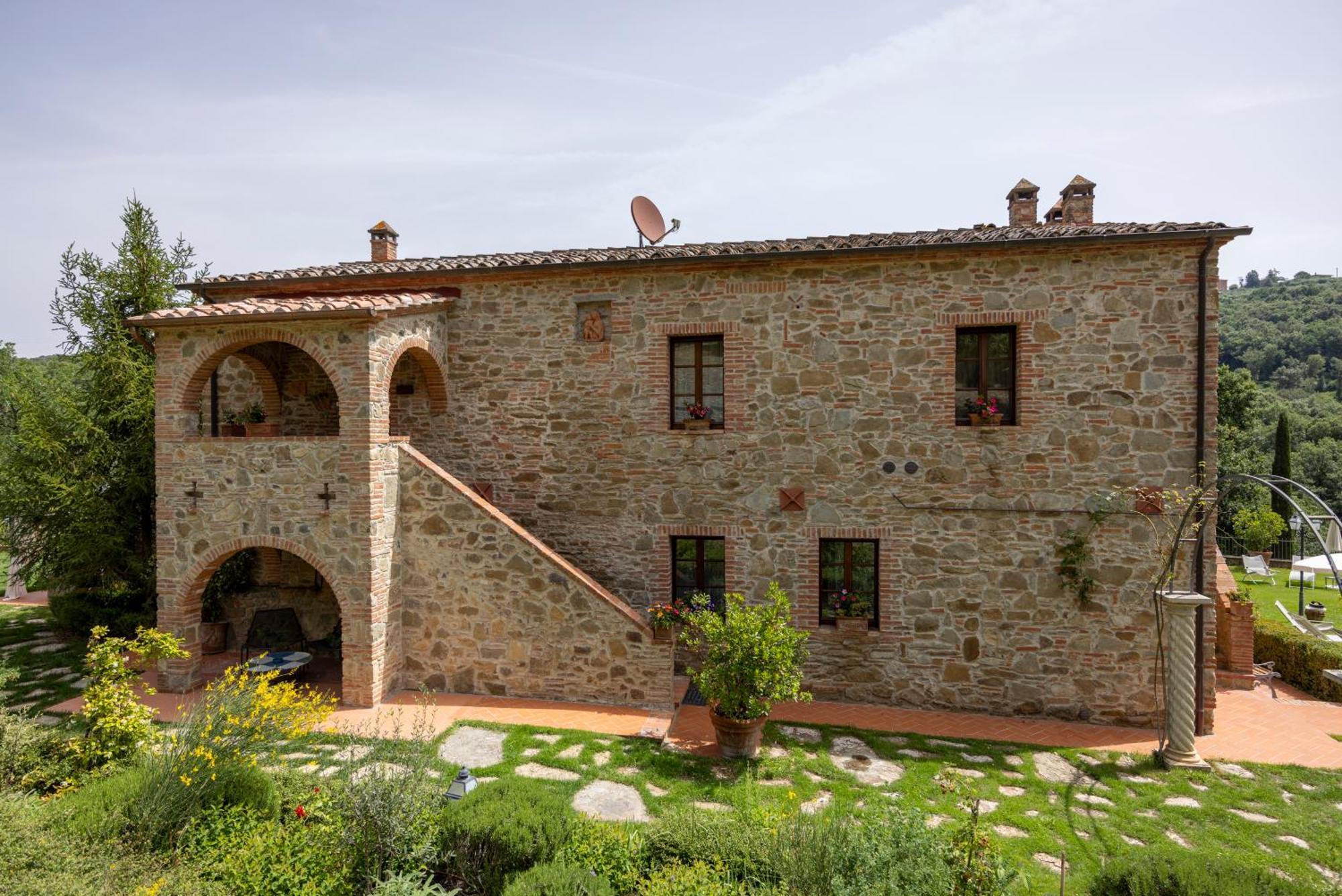 Podere La Casina Country Chic Leilighet Rigomagno Eksteriør bilde