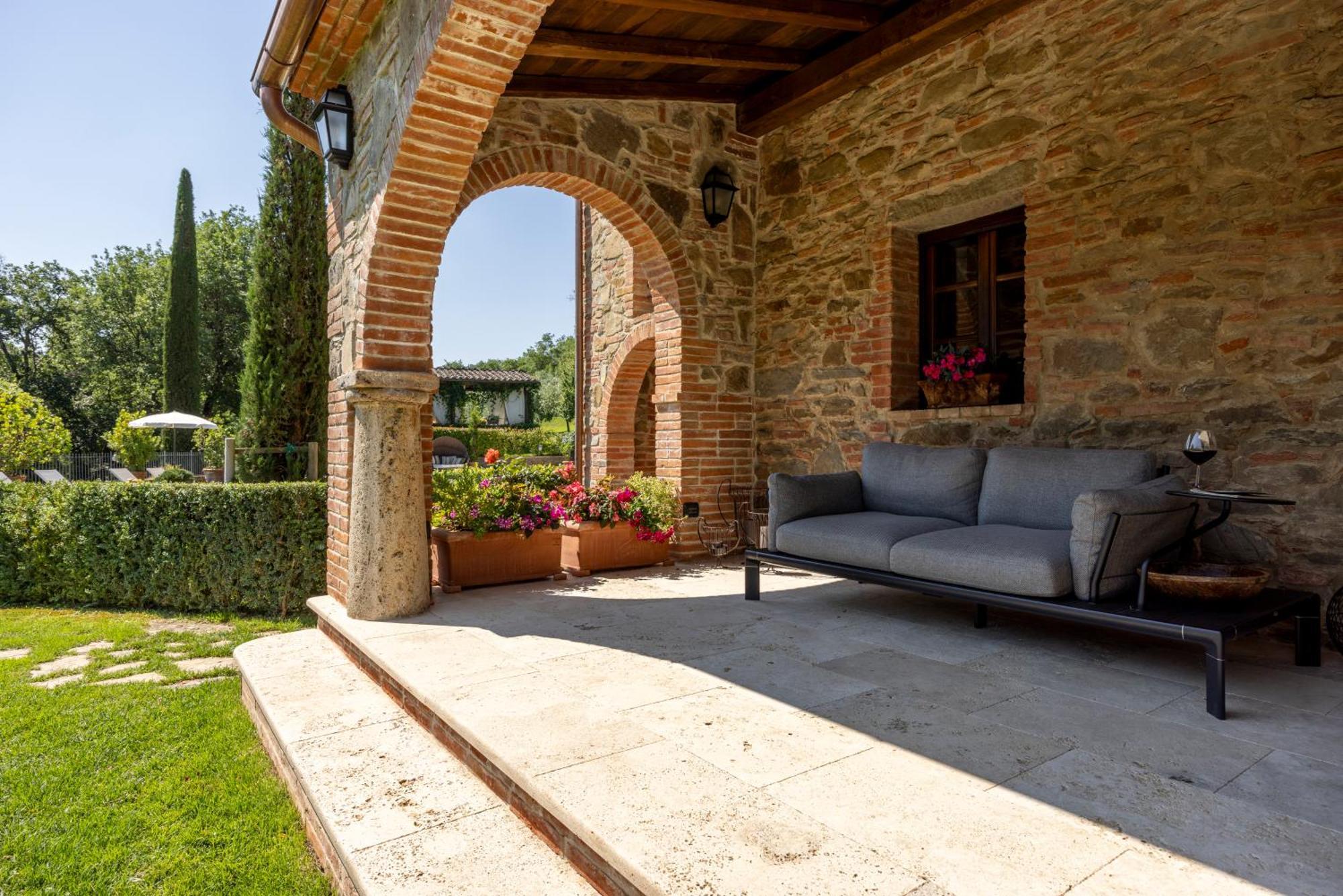 Podere La Casina Country Chic Leilighet Rigomagno Eksteriør bilde