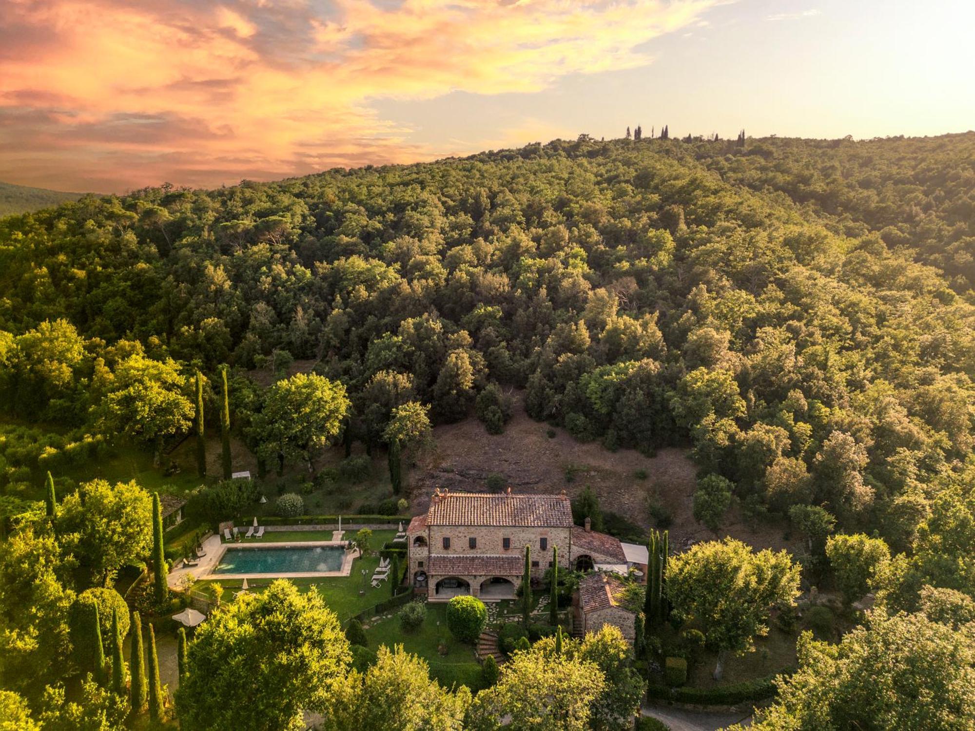 Podere La Casina Country Chic Leilighet Rigomagno Eksteriør bilde